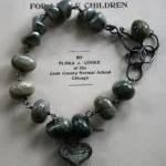 Greystoke Bracelet - Agate, Vintage Pearls,..