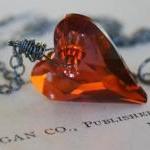 The Big Crush Necklace - Swarovski Crystal Heart..