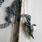 The Desire Necklace - Swarovski Glass, Garnet And..