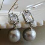 Cloud Earrings - South Sea Pearls, Glass And..