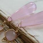 Weeding Out - Palace Earrings - Quartz, Cabachon..